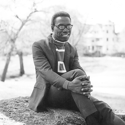 Frank Lynch Sitting In Park